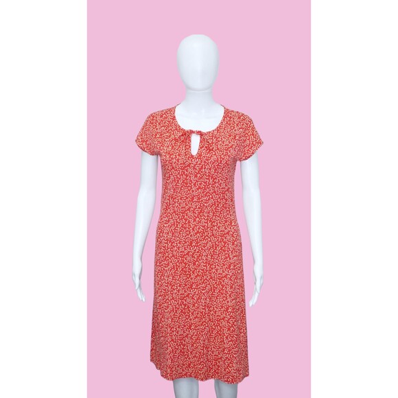 1970s DIANE von FÜRSTENBERG DVF Saks 5th Ave. Polka Dot Dress W/Tie. XS-S. AS IS - Picture 3 of 10
